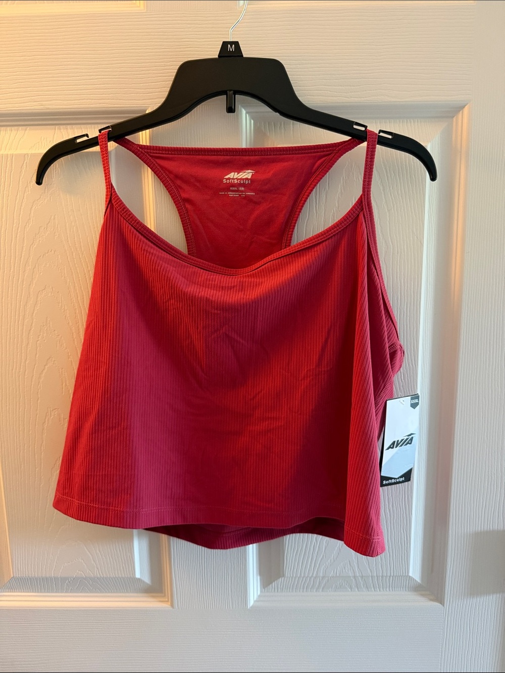 Avia garnet rose SoftSculpt Athletic Tank Top